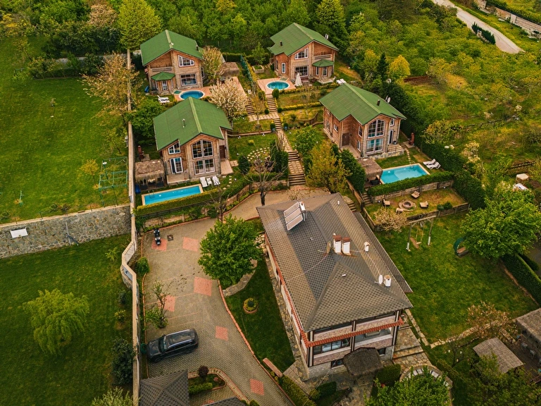 Sapanca Sahra Kütük Evleri Sakarya Sapanca