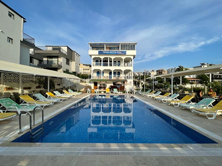 Teras Butik Otel İzmir Seferihisar Akarca