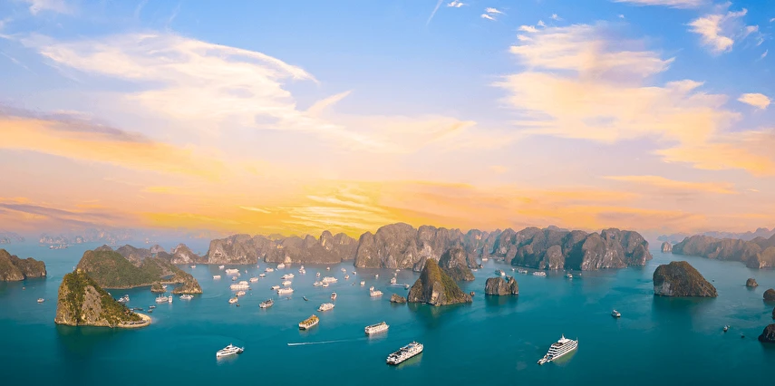 Gold Mavi Ejderha Vietnam Kamboçya ve Tayland Thy ile 9 Gece 10 Gün Sgn-bkk