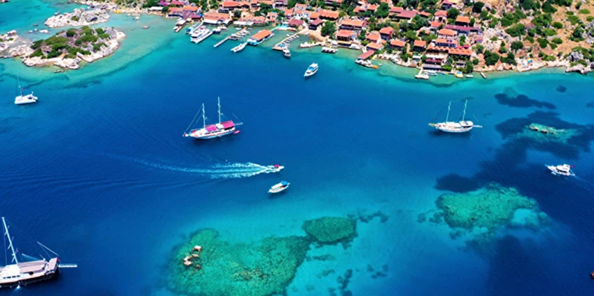 Uçaklı Fethiye Antalya Kaş Kalkan Turu Sabiha Gökçen Havalimanı Hareketli 4 Gece Otel Konaklaması